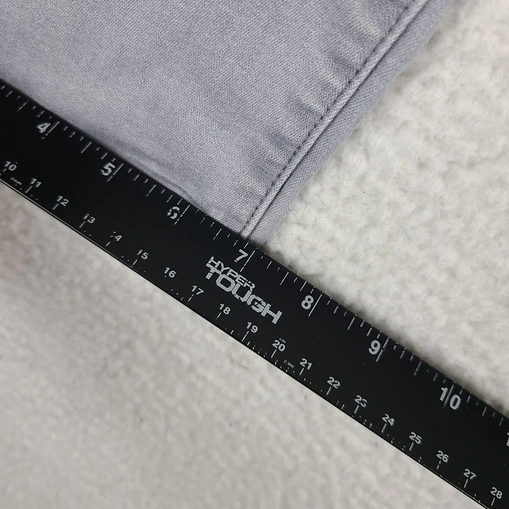 Joe's‎ Jeans Mens 33x29 Gray Slim Straight Light Wash Denim HEMMED